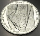 Niemcy 10 marek mark 1990 J Deutscher Orden Zakon Krzyżacki SREBRO