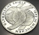 Niemcy 10 marek Reichsmark 1972 F Olympische Spiele in Munchen Monachium