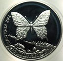 20 zł złotych 2001 Paź Królowej Zwierzęta Świata Motyl SREBRO