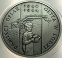 20 zł złotych 2004 Getto Pamięci ofiar Getta w Łodzi SREBRO