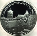 20 zł złotych 2007 TORUŃ Miasto Średniowieczne w Toruniu SREBRO
