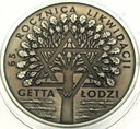 20 zł złotych 2009, Getto 65 rocznica likwidacji Getta w Łodzi SREBRO