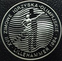 300000 zł złotych 1993 Zimowe Igrzyska Lillehammer