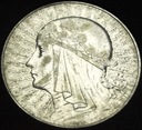 5 zł złotych 1934 Głowa Kobiety Polonia SREBRO