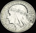 10 zł złotych 1933 Głowa Kobiety Polonia SREBRO