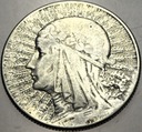 5 zł złotych 1934 Głowa Kobiety Polonia SREBRO
