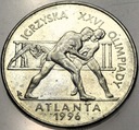 2 zł złote 1995 Atlanta 1996 Zapasy Igrzyska Olimpiady