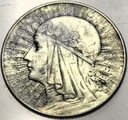 5 zł złotych 1934 Głowa Kobiety Polonia SREBRO