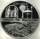 10 zł złotych 1997 1000-lecie śmierci Św. Wojciecha Święty Wojciech SREBRO