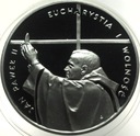 10 zł złotych 1997 Jan Paweł II Eucharystia SREBRO