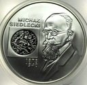 10 zł złotych 2001 Michał Siedlecki SREBRO