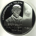 10 zł złotych 2002 Bronisław Malinowski SREBRO
