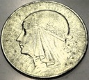 5 zł złotych 1933 Głowa Kobiety Polonia SREBRO