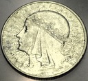 10 zł złotych 1932 Głowa Kobiety Polonia SREBRO