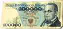 1990 100000 zł złotych Moniuszko seria M