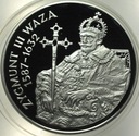 10 zł złotych 1998 Zygmunt III Waza PÓŁPOSTAĆ SREBRO