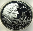 10 zł złotych 1999 Fryderyk Chopin Szopen SREBRO