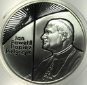 10 zł złotych 1999 Jan Paweł II Papież Pielgrzym SREBRO