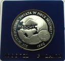 20000 zł złotych 1989 Włochy Mistrzostwa Świata 1990 PIŁKA SREBRO