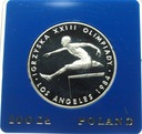 200 zł złotych 1984 Igrzyska Los Angeles SREBRO