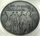10 zł złotych 2000 Grudzień 1970 30 Rocznica Grudnia 70 SREBRO