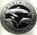 20 zł złotych 2004 Morświn Zwierzęta Świata SREBRO
