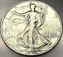 USA 1/2 dolara Half Dollar 1943 Bogini Wolności Walking Liberty SREBRO