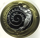 10 zł złotych 2004 Ateny Igrzyska dyskobol platerowana złotem SREBRO