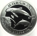 20 zł złotych 2004 Morświn Zwierzęta Świata SREBRO