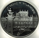 20 zł złotych 2000 WILANÓW Pałac w Wilanowie SREBRO