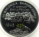 10 zł złotych 2005 60 rocznica zakończenia II Wojny Światowej SREBRO