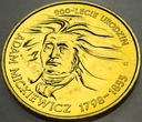 2 zł złote 1998 Adam Mickiewicz