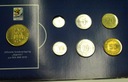 Algieria 2010 6 monet dinarów centymów blister zestaw + numizmat FIFA