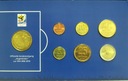 Argentyna 2010 6 monet pesos centavos blister zestaw + numizmat FIFA