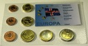 Islandia 2004 PRÓBA 8 monet (euro) blister zestaw (1)