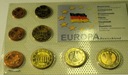 Niemcy 2002 8 monet euro centów A Berlin blister zestaw (1)