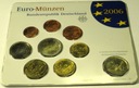 Niemcy 2006 9 monet euro centów D Monachium blister zestaw