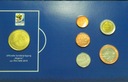 Nigeria 2010 5 monet naira kobo blister zestaw + numizmat FIFA