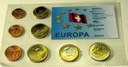 Szwajcaria 2003 PRÓBA 8 monet (euro) blister zestaw