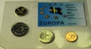 Szwecja 2002-2003 4 monety koron ore blister zestaw