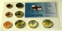 Wyspy Owcze Faroe Islands 2004 PRÓBA 8 monet (euro) blister zestaw (1)