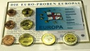 Wyspy Owcze Faroe Islands 2004 PRÓBA 8 monet (euro) blister zestaw (2)