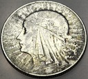 5 zł złotych 1933 Głowa Kobiety Polonia SREBRO