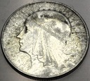 10 zł złotych 1932 Głowa Kobiety Polonia SREBRO