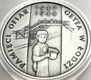 20 zł złotych 2004 Getto Pamięci ofiar Getta w Łodzi SREBRO