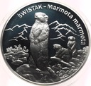 20 zł złotych 2006 Świstak Zwierzęta Świata SREBRO