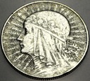 5 zł złotych 1933 Głowa Kobiety Polonia SREBRO