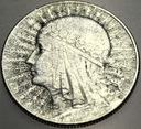 5 zł złotych 1934 Głowa Kobiety Polonia SREBRO