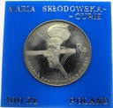 100 zł złotych 1974 Maria Skłodowska-Curie SREBRO