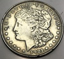 USA 1 dolar 1921 Morgan Dollar SREBRO